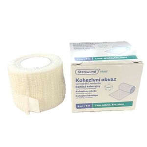 Steriwund Kohezivní obvaz samodržící nesterilní 4 cm x 4 m obraz