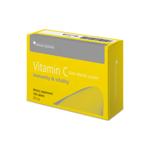 Helvetia Apotheke Vitamín C s postupným uvolňováním 100 tablet obraz