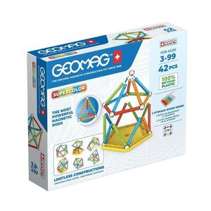 Geomag Supercolor magnetická stavebnice 42 dílků obraz