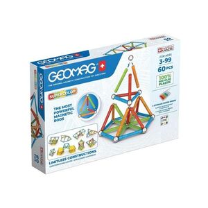 Geomag Supercolor magnetická stavebnice 60 dílků obraz