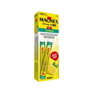 Vitabalans Magnex 375mg + B6 citron 2x20 šumivých tablet obraz