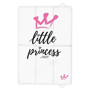 NELLYS Přebalovací podložka měkká Little Princess, bílá, růžová obraz