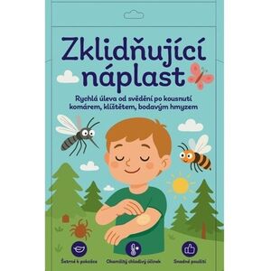 Zklidňující náplast po kousnutí hmyzem průměr 9 cm 12 ks obraz