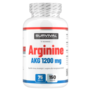 Survival Arginine AKG 1200 mg 150 cps obraz