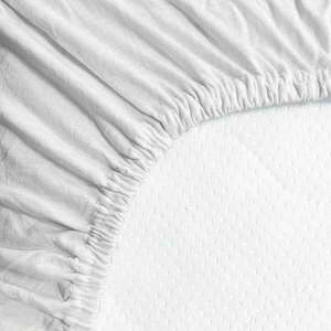 Povlečeme vše Prostěradlo Jersey Lux 90x200 cm bílá obraz