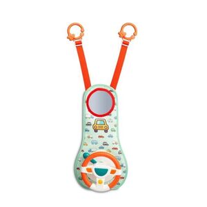 Toyz Závěsná edukační hračka s volantem - zelená, oranžová obraz