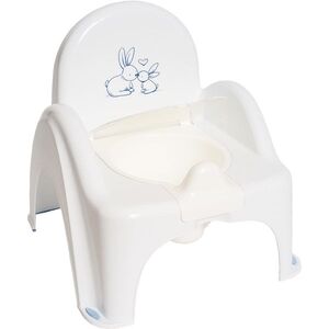 Tega Baby Dětský nočník s melodií a víkem, ergonomický - Zajíček v bílé obraz