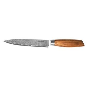 G21 Nůž Gourmet Damascus 18 cm, rukojeť zebrawood obraz