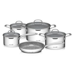 G21 Sada nádobí Gourmet Miracle s cedníkem 9 dílů, nerez/greblon obraz