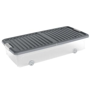 KIS Box W Box Underbed L transparentní, šedé víko obraz