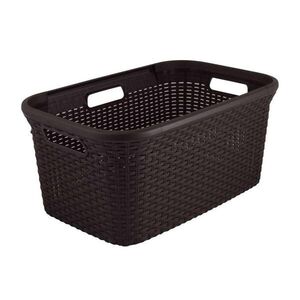 Curver Koš na prádlo Style 45L tmavě hnědý obraz