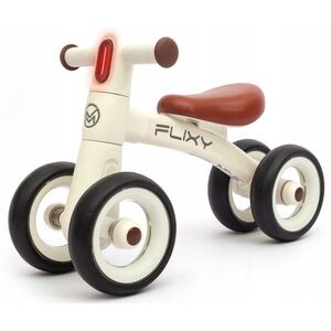 Milly Mally Dětské odrážedlo FLIXY s LED světlem a EVA koly (12–36 měsíců), cream obraz