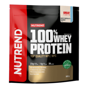 Nutrend 100% Whey Protein white choco + coconut 800 g obraz