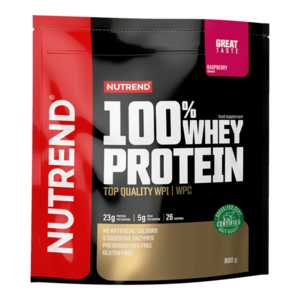 Nutrend 100% Whey Protein raspberry 800 g obraz