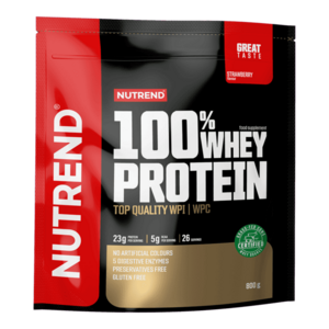 Nutrend 100% Whey Protein strawberry 800 g obraz
