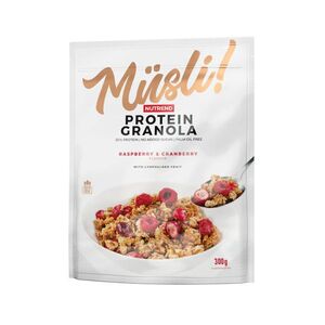 Nutrend Musli! Protein Granola raspberry + cranberry 300 g obraz