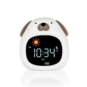 Zopa Silikonový dětský budík s nočním světlem a hudbou, Dog 1 obraz