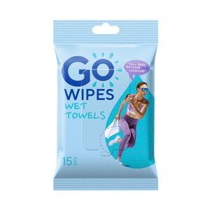 GoWipes Osvěžující vlhčené ručníky pro aktivní životní styl Sport 15 ks obraz