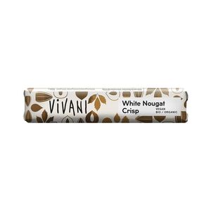 VIVANI Tyčinka bílý nugát s oříšky BIO vegan 35 g obraz