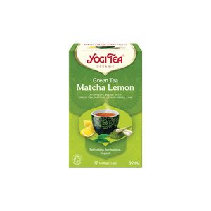 YOGI TEA Zelený čaj Matcha citrón BIO porcovaný čaj 17 sáčků obraz