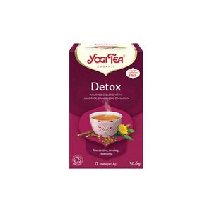 YOGI TEA Detox BIO porcovaný čaj 17 sáčků obraz