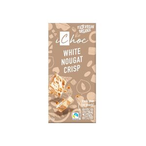 VIVANI iChoc tabulka bílý nugát s oříšky BIO vegan 80 g obraz