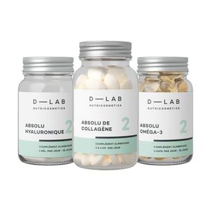 D-LAB Program Krásná pokožka Kolagen + Omega3 + Hyaluronová kyselina 84+28+28 kapslí obraz