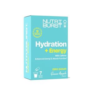 Nutriburst Elektrolyty Energy hydratační nápoj s vitamíny 7 ks zelené jablko obraz