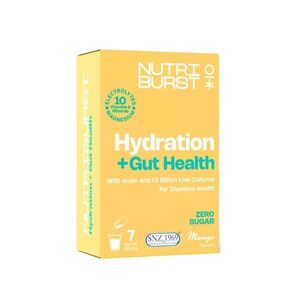 Nutriburst Elektrolyty Gut Health hydratační nápoj s vitamíny 7 ks mango obraz