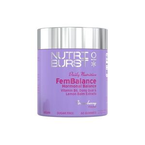 Nutriburst FemBalance Multivitamin gummies pro ženy 60 ks jahoda obraz