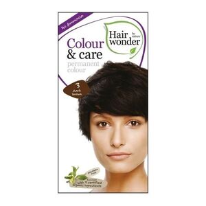 Hairwonder Colour&Care 3 Tmavá hnědá barva na vlasy 100 ml obraz