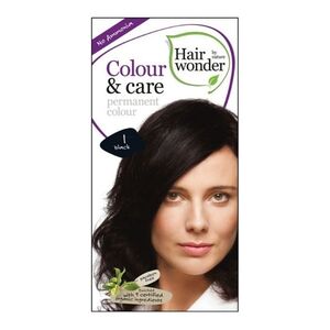 Hairwonder Colour&Care 1 Černá barva na vlasy 100 ml obraz