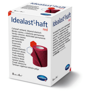 Hartmann Idealast-haft color 8 cm x 4 m obinadlo elastické červené obraz