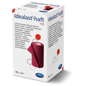 Hartmann Idealast-haft color 10 cm x 4 m obinadlo elastické červené obraz