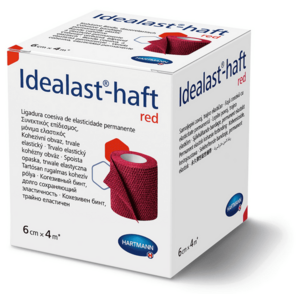 Hartmann Idealast-haft color 6 cm x 4 m obinadlo elastické červené obraz