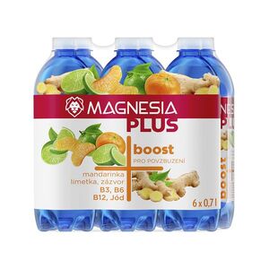 Magnesia Plus Boost mandarinka limetka zázvor 6x0, 7 l obraz