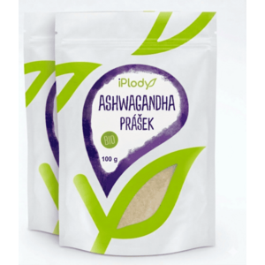 iPlody Ashwaganda prášek BIO, výhodné balení 2x100 g obraz