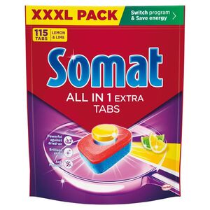 Somat Tablety do myčky All in 1 Extra Lemon & Lime 115 ks obraz