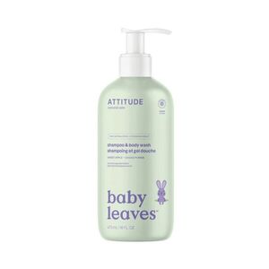 ATTITUDE Baby Leaves Dětské mýdlo a šampon 2v1 sladké jablko 473 ml obraz