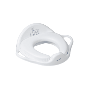 Tega Baby Adaptér, měkké treningové sedátko na WC Eco Bunny, bílé obraz
