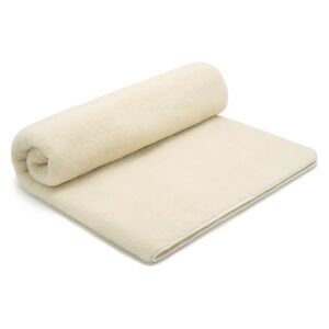 Babička Ovečková Vlněná deka Premium Merino dvouvrstvá přírodní, 220 x 200 cm obraz