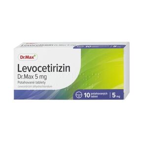 Dr. Max Levocetirizin 5 mg 10 tablet obraz