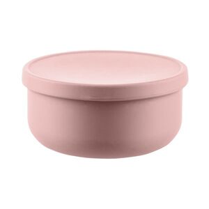 Zopa Silikonová miska s víčkem, Old Pink 2 obraz