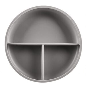 Zopa Silikonový dělený talířek s přísavkou, Dove Grey 1 obraz