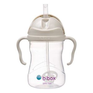 B.BOX Hrneček s brčkem - béžový 240 ml obraz