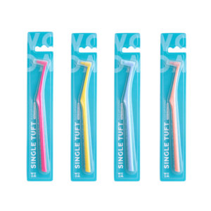 WOOM Single Tuft Extra Soft zubní kartáček 1 ks mix barev obraz
