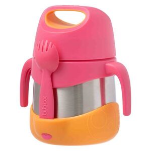 B.BOX Termoska na jídlo - růžová/oranžová 335 ml obraz
