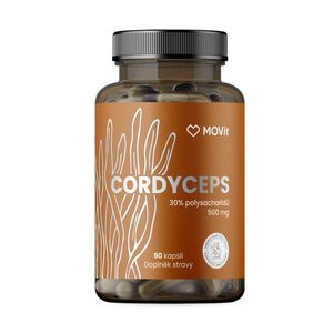 MOVit Energy Cordyceps 30 % polysacharidů 500 mg 90 kapslí obraz