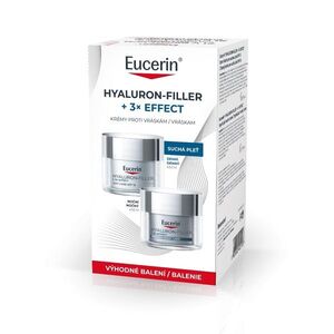 Eucerin Hyaluron-Filler + 3x Effect denní a noční krém 2x50 ml obraz