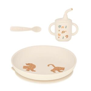 Babymoov silikonová jídelní sada Grown-Up MEAL SET Little Roar obraz